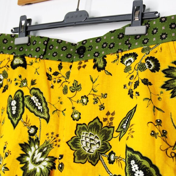 BNWT SS23 ERDEM LUCAS PATCHWORK PAISLEY LINEN SHORTS 50 - Picture 4 of 14